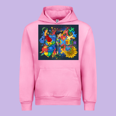 Autism Awareness Urban Hoodie Designed By Maliassmallbusiness