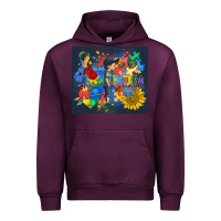 Mauve Wine autism awareness Urban Hoodie - MaliasSmallBusiness