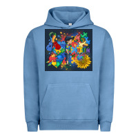 Pigment Pebble Blue autism awareness Urban Hoodie - MaliasSmallBusiness