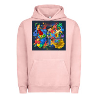 Pigment Salmon autism awareness Urban Hoodie - MaliasSmallBusiness