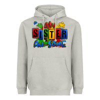Moon Dust my sister is ausome autism Heavyweight Hoodie - Zillion Design Studio