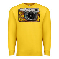 Lemon sunflower leopard vintage camera Premium Sweatshirt - FaDigitalArtStudio