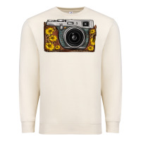 Sandshell sunflower leopard vintage camera Premium Sweatshirt - FaDigitalArtStudio
