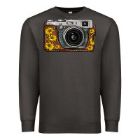 Smoke sunflower leopard vintage camera Premium Sweatshirt - FaDigitalArtStudio
