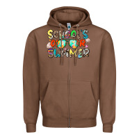 Chestnut school's out for summer Zipper Hoodie - Zillion Design Studio