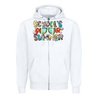 White school's out for summer Zipper Hoodie - Zillion Design Studio