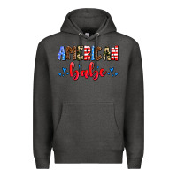 Charcoal Heather American babe Premium Hoodie - AdoDesignShop