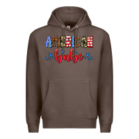 Coffee American babe Premium Hoodie - AdoDesignShop