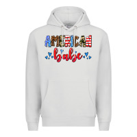 Dove Grey American babe Premium Hoodie - AdoDesignShop