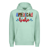 Seafoam American babe Premium Hoodie - AdoDesignShop