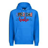 True Royal American babe Premium Hoodie - AdoDesignShop