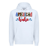 White American babe Premium Hoodie - AdoDesignShop