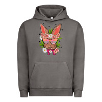 Pigment Tornado bunny with floral Urban Hoodie - MaliasSmallBusiness