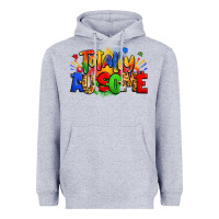 Heather Grey totally ausome autism Heavyweight Hoodie - Zillion Design Studio