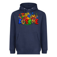 Navy totally ausome autism Heavyweight Hoodie - Zillion Design Studio