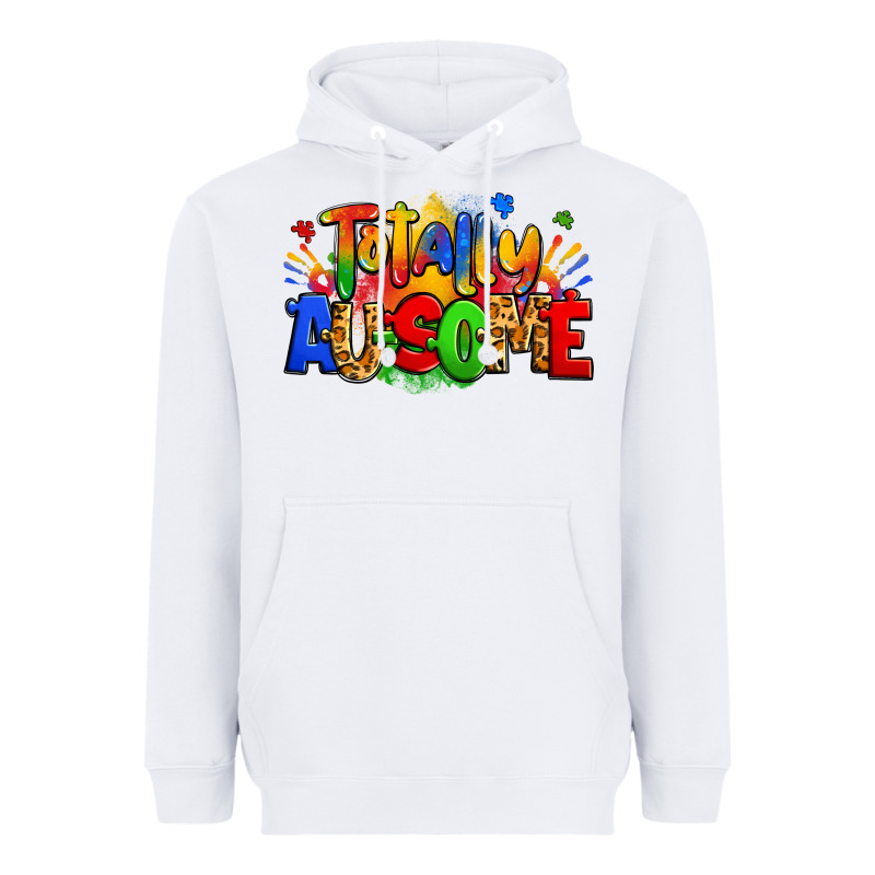Totally Ausome Autism Heavyweight Hoodie by Zillion Design Studio | Teevron