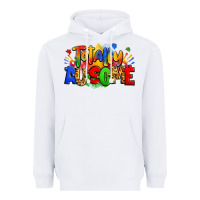 White totally ausome autism Heavyweight Hoodie - Zillion Design Studio