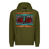 Army Green leopard lightning bolt mama mother's day tumbler Premium Hoodie - Jasminsmagicworld