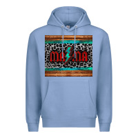 Colony Blue leopard lightning bolt mama mother's day tumbler Premium Hoodie - Jasminsmagicworld