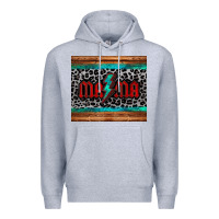 Heather Grey leopard lightning bolt mama mother's day tumbler Premium Hoodie - Jasminsmagicworld