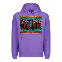 Purple leopard lightning bolt mama mother's day tumbler Premium Hoodie - Jasminsmagicworld