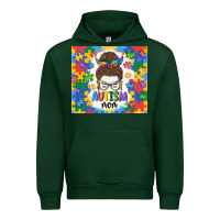 Forest Green autism mom Urban Hoodie - MaliasSmallBusiness