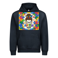 Navy autism mom Urban Hoodie - MaliasSmallBusiness
