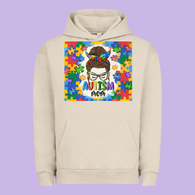 Autism Mom Urban Hoodie Designed By Maliassmallbusiness