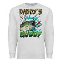Dove Grey daddy's fishing buddy Premium Sweatshirt - HRA Design Shop