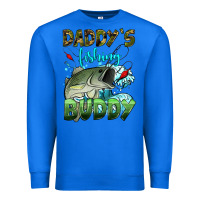 True Royal daddy's fishing buddy Premium Sweatshirt - HRA Design Shop