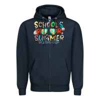 Navy school's out for summer teacher life Zipper Hoodie - Zillion Design Studio