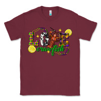 Burgundy mardi gras love crawfish Classic Tee - FaDigitalArtStudio