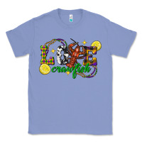 Colony Blue mardi gras love crawfish Classic Tee - FaDigitalArtStudio