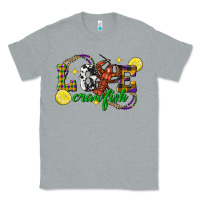 Heather Grey mardi gras love crawfish Classic Tee - FaDigitalArtStudio