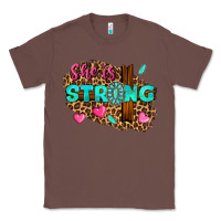 Chestnut she is strong Classic Tee - texasbilliewilder
