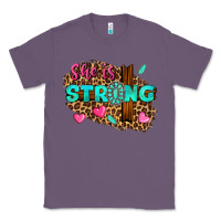 Lavender she is strong Classic Tee - texasbilliewilder