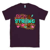 Plum she is strong Classic Tee - texasbilliewilder