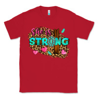 Red she is strong Classic Tee - texasbilliewilder