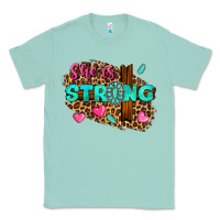 Seafoam she is strong Classic Tee - texasbilliewilder