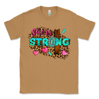 Toasted Coconut she is strong Classic Tee - texasbilliewilder