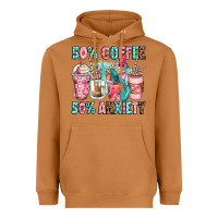 Meerkat 50 coffee 50 anxiety coffee cups Heavyweight Hoodie - Zillion Design Studio