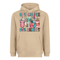 Mushroom 50 coffee 50 anxiety coffee cups Heavyweight Hoodie - Zillion Design Studio
