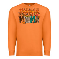 Carrot thankful mama highland cow Premium Sweatshirt - RacoonDesign