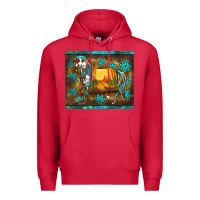 Cardinal western horse sunset turquoise's gemstones mousepad Premium Hoodie - BarkalooDesign