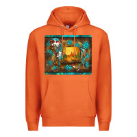 Carrot western horse sunset turquoise's gemstones mousepad Premium Hoodie - BarkalooDesign
