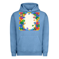 Pigment Pebble Blue autism Urban Hoodie - MaliasSmallBusiness