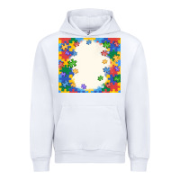 White autism Urban Hoodie - MaliasSmallBusiness