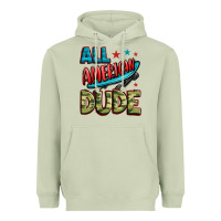 Matcha all american dude Heavyweight Hoodie - Zillion Design Studio