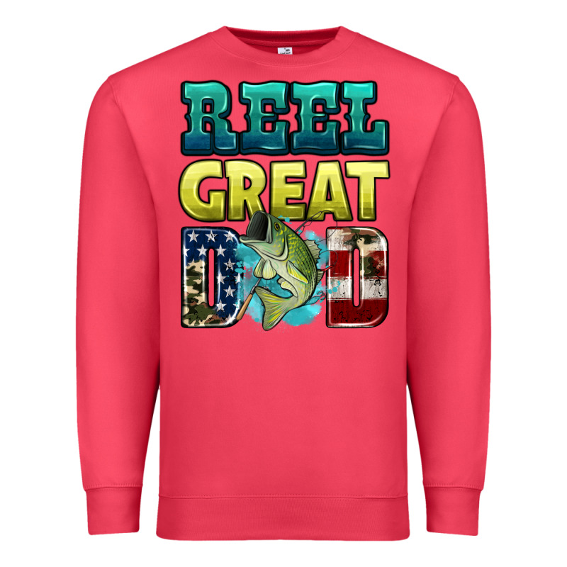 Reely Great Dad Premium Sweatshirt by HRA Design Shop | Teevron