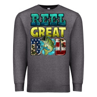 Charcoal Heather reely great dad Premium Sweatshirt - HRA Design Shop